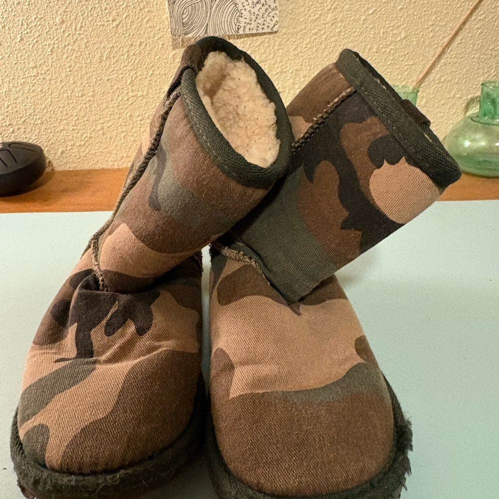 Camouflage Kids Boots